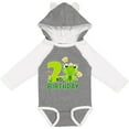 thumbnail image 3 of Inktastic 2nd Birthday Princess Frog Girls Long Sleeve Baby Bodysuit, 3 of 5