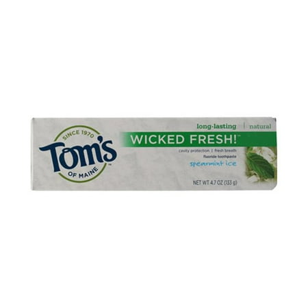 Toms Of Maine 0778126 Spearmint Ice Wicked Fresh Toothpaste 44 4 7 Toms Of Maine 0778126 Spearmint Ice Wicked Fresh Toothpaste 44 4 7 Oz Case