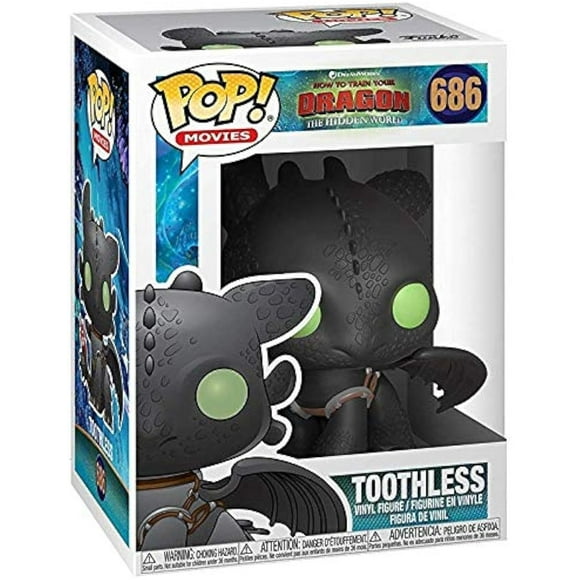 POP Funko How to Train Your Dragon 3: The Hidden World - Toothless Vinyl Figure Home Car Desktop Decoration Gift Best Gift for Adult Kids Children Figure