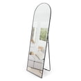 thumbnail image 4 of Espejo De Piso Cuerpo Completo Grande Arqueado Decorativo De Pared con Soporte y Marco de Aluminio para Dormitorio Sala Comedor o Cuarto de 160 cm, 4 of 8