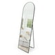 thumbnail image 4 of Espejo De Piso Cuerpo Completo Grande Arqueado Decorativo De Pared con Soporte y Marco de Aluminio para Dormitorio Sala Comedor o Cuarto de 160 cm, 4 of 8
