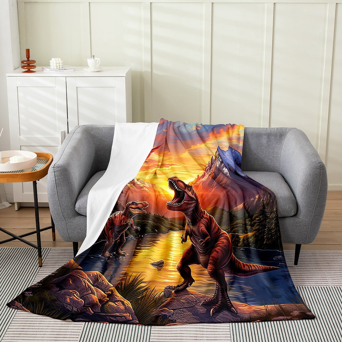 Jungle fleece blanket hotsell