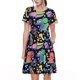 thumbnail image 1 of Disketp Colorful Animals para Vestido de Manga Corta para Mujeres, Vestidos de Verano para Mujeres, Casual y Holgado para la Playa, 1 of 6