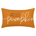 thumbnail image 1 of WHEANG Liquidation Housse de Coussin Décorative d'Automne Hello Pumpkin Housse de Coussin de l'Action de Grâce Housse de Coussin de Canapé Orange Housse de Coussin de Taille, 1 of 3