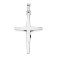 thumbnail image 3 of 14K White Gold Charm Pendant Themed 34 mm 19 Inri Crucifix, 3 of 3