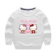 thumbnail image 3 of Jersey informal de algodón puro de nuevo estilo para niños de Hello Kitty, suéter de cuello redondo con estampado bonito para niños y niñas, Top para niños, 3 of 5