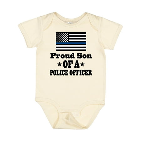 

Inktastic Police Officer Proud Son Law Enforcement Gift Baby Boy Bodysuit