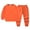 S1614-Orange, variant on HCNTES Toddler Baby Boy Girl Clothes Contrast Color Long Sleeve Sweatshirt Tops and Casual Pants Fall Clothing Set(12-18 Months,S1609-Green)