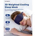 thumbnail image 2 of 3D Cooling Sleep Mask for Puffy Eyes & Migraines Relief - Cold Eye Compress with Adjustable Strap, Zero Eye Pressure Design, 2 of 9