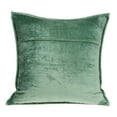 thumbnail image 4 of Parkland Collection Agua Green Solid Quilted Throw Pillow, 4 of 7