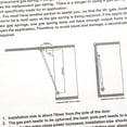 thumbnail image 2 of Door Lift Pneumatic Support Hydraulic Gas Spring Stay For Kitchen Cabinet Hinge Holder Black, 2 of 8