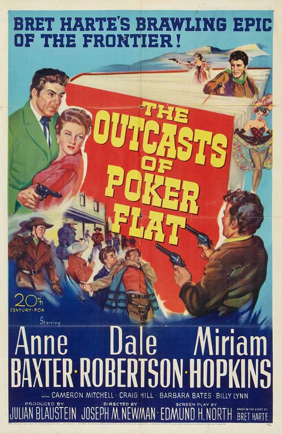 The Outcasts Of Poker Flat Movie Poster Style A 11 X 17 1952 Walmart Com Walmart Com