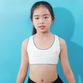 thumbnail image 3 of 2 Pack Girls Training Bra Bralette, SILVERCELL Teens Girl Casual Wireless Padded Bra Racerback Vest Sports Bra 8-16 Years, 3 of 8