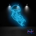 thumbnail image 5 of Shinelab Jellyfish Neon Sign, Sea Jellyfish Led Sign, Jellyfish Lover Gifts, Sea Animal Wall Art Decor 664, 5 of 5