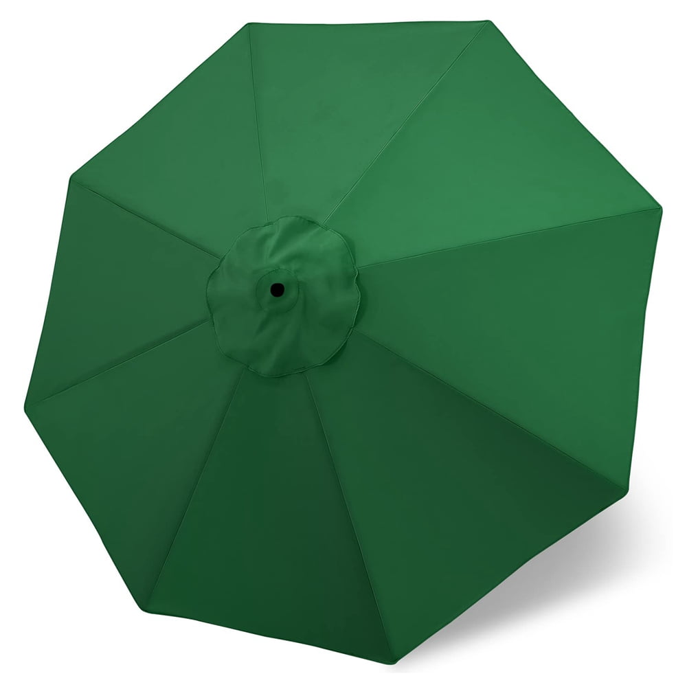 10Ft Patio Umbrella Replacement 6 Ribs Canopy Market Umbrella Top Fit