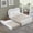 White#3AAK, variant on Bed Frames Full Size Upholstered Platform Bed with Wood Supporting Feet and Twin Size Trundle, White,Adjustable Bed Base