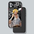 thumbnail image 3 of Funda de teléfono translúcida esmerilada de Anime One Piece para Apple iPhone 15 14 13 12 11 XS XR X 8 7 SE Pro Max Plus Mini, 3 of 5