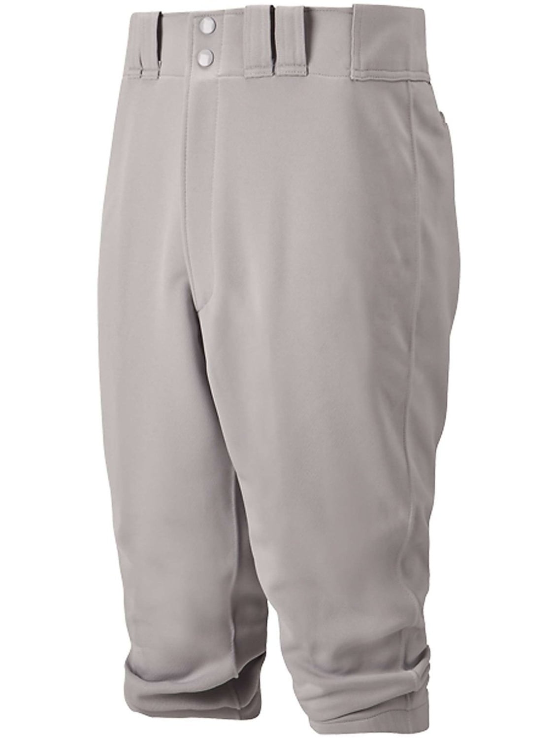 Youth Select Short Knicker Baseball Pant, Below the Knee Fit (Grey
