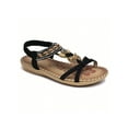 thumbnail image 3 of Women Sandals - Tropical & Floral Print Elastic Strap Lightweight Beach Shoes, 3 of 8
