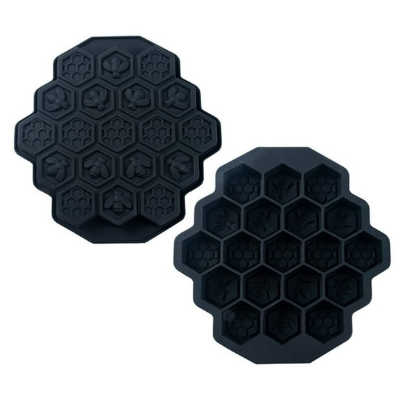 Leatfisat Honeycomb Silicone Mold Set, Trendy Kitchen Accessory, Practical Molds For Making Ice & Chocolate, Baking Tool