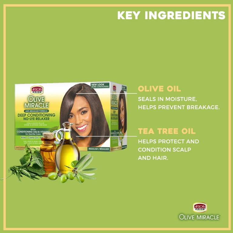 African pride olive miracle 2024 no lye relaxer