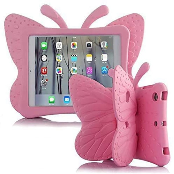 Estuche para iPad para niños, 3D Cartoon Butterfly No tóxico EVA Estuche liviano a prueba de golpes para niños con función atril para ipad 5 / ipad 6 / ipad pro 9.7 / Nuevo estuche para iPad WD.WDQZL Hogar