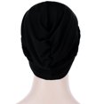 thumbnail image 2 of Bangcool Turban Headwrap Twisted Braid Elastic Beanie Headwrap Hair Loss Cover Sleep Cap, 2 of 8