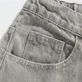 thumbnail image 5 of QHFBli Men's Vintage Ripped Hop Jeans Distressed Side Pocket Stretch Denim Pants Patches Slim Fit Harem Jean Trousers, 5 of 9