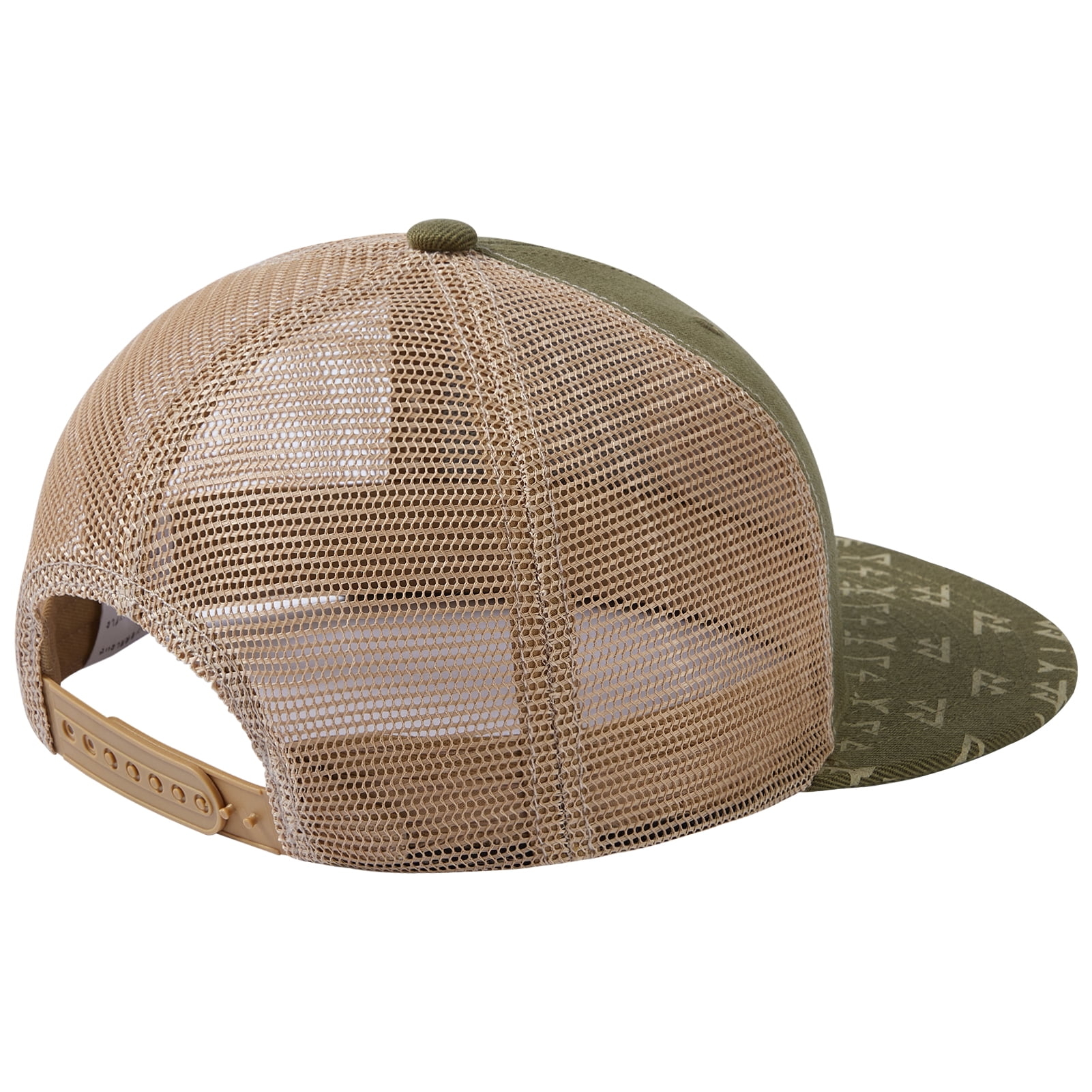 BASSDASH Flat Brim Trucker Cap Adjustable Snapback Hat Mesh Back For Men Women