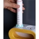 thumbnail image 3 of Soporte para cepillo de dientes eléctrico amarillo, estante sin perforaciones de doble orificio, estante de almacenamiento para cepillos de dientes, organizador de accesorios de baño, 3 of 5