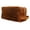 Brown, variant on Leather Toiletry Bag Shaving Dopp Kit Travel Case Unisex Hygiene Organizer Cosmetic Makeup Bag by Rustic Town, Large