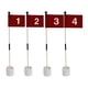 thumbnail image 3 of 4x banderas de Golf, juego con agujeros para bandera de Golf, regalos de práctica para Putting, bandera verde de Putting de Golf y copa con a, 3 of 9