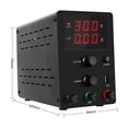 thumbnail image 1 of Lab Regulated Switching Adjustable DC Power Supply Laboratory Bench Source Digital Current Stabilizer Variable Coarse And Fine Adjustments Voltage Regulator ,Easy to Use, 1 of 4