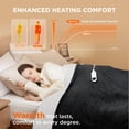thumbnail image 3 of Manta eléctrica Bedsure Twin Soft franela calefactada negra, 3 of 8