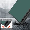 thumbnail image 6 of Allytech Galaxy Tab S8 Ultra Case 14.6-inch SM-X900 X906,Ultra Slim Flip Folding Stand Auto Sleep Wake Smart Cover Shockproof Durable PU Leather Case for Samsung Galaxy Tab S8 Ultra 14.6" -Darkgreen, 6 of 9