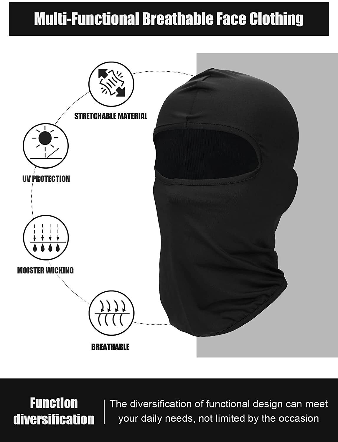 Balaclava Tactical Army Full Face Mask Military Combat Helmet Liner ...