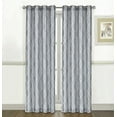 thumbnail image 2 of Kate Aurora Living 2 Pack Embroidered Lattice Grommet Top Curtains - Assorted Colors, 2 of 2