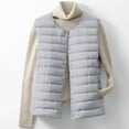 thumbnail image 2 of Women's Vests Lightweight Vest for Women Plus Size Fashion Winter Warm Coat Solid Tops Jackets, 2 of 9
