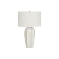 thumbnail image 4 of Monarch Specialties Lighting, 27"h, Table Lamp, Cream Ceramic, Ivory / Cream Shade, Modern, 4 of 6