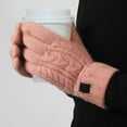 thumbnail image 4 of Seductiva Christmas Gloves For Women Winter Gloves Gloves For Women Cold Weather Winter Gloves Women Warm Knit Gloves Pink, 4 of 4