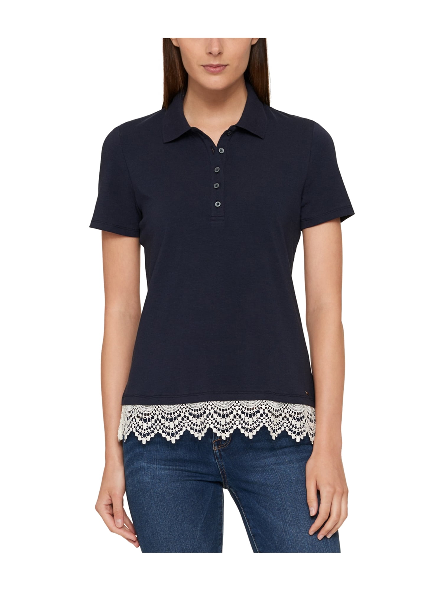 tommy hilfiger lace polo shirt
