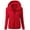 Red, variant on IROINNID Shearling Jacket for Women Solid Winter Autumn Warm Zip Closure Jacket with Pocket Hooded Shearling Coat,Red