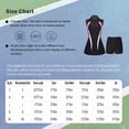 thumbnail image 7 of renvena Womens 2 Piece Athletic Sportwear Tennis Golf Outfit Sleeveless Zipper Turn-Down Collar Dress with Shorts Set Blue S, 7 of 7