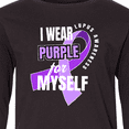 thumbnail image 4 of Inktastic I Wear Purple For Myself Lupus Awareness Long Sleeve Youth T-Shirt, 4 of 5