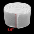 thumbnail image 2 of Uxcell 1.6" Tailoring Polyester DIY Dress Jeans Sewing Knitting Elastic Band Rope 2.84 Yards White, 2 of 4