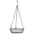 thumbnail image 1 of HLONK Hanging Bird Feeder Creative Decorative Pet Food Holder Iron Chain Planter Tray, 1 of 1