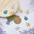 thumbnail image 3 of 3 Colors Geometric Charms Stainless SteelFlat Round Charms, 3 of 8