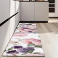 thumbnail image 4 of Pioneer Flower Floral Print Pattern Kitchen Rug Mat,Kitchen Runner Rugs Non Skid Washable,Decorative Kitchen Floor Mats for Kitchen,Sink,Laundry,17"X47", 4 of 5