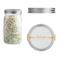 thumbnail image 5 of StainlessSteel Sprouting Kit, 6 Reusable Lids for Wide Mouth Jars, FoodGrade Material, HealthyGrowing Solution, Easy Drainage Design, Odor-Free & RustProof, Multifunctional Bean, 5 of 8