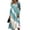Turquoise, variant on BOMYJESK Summer Dress Ruched Flowy Sexy V Neck Midi Dress Casual Vacation Spring Dress Gray 3XL